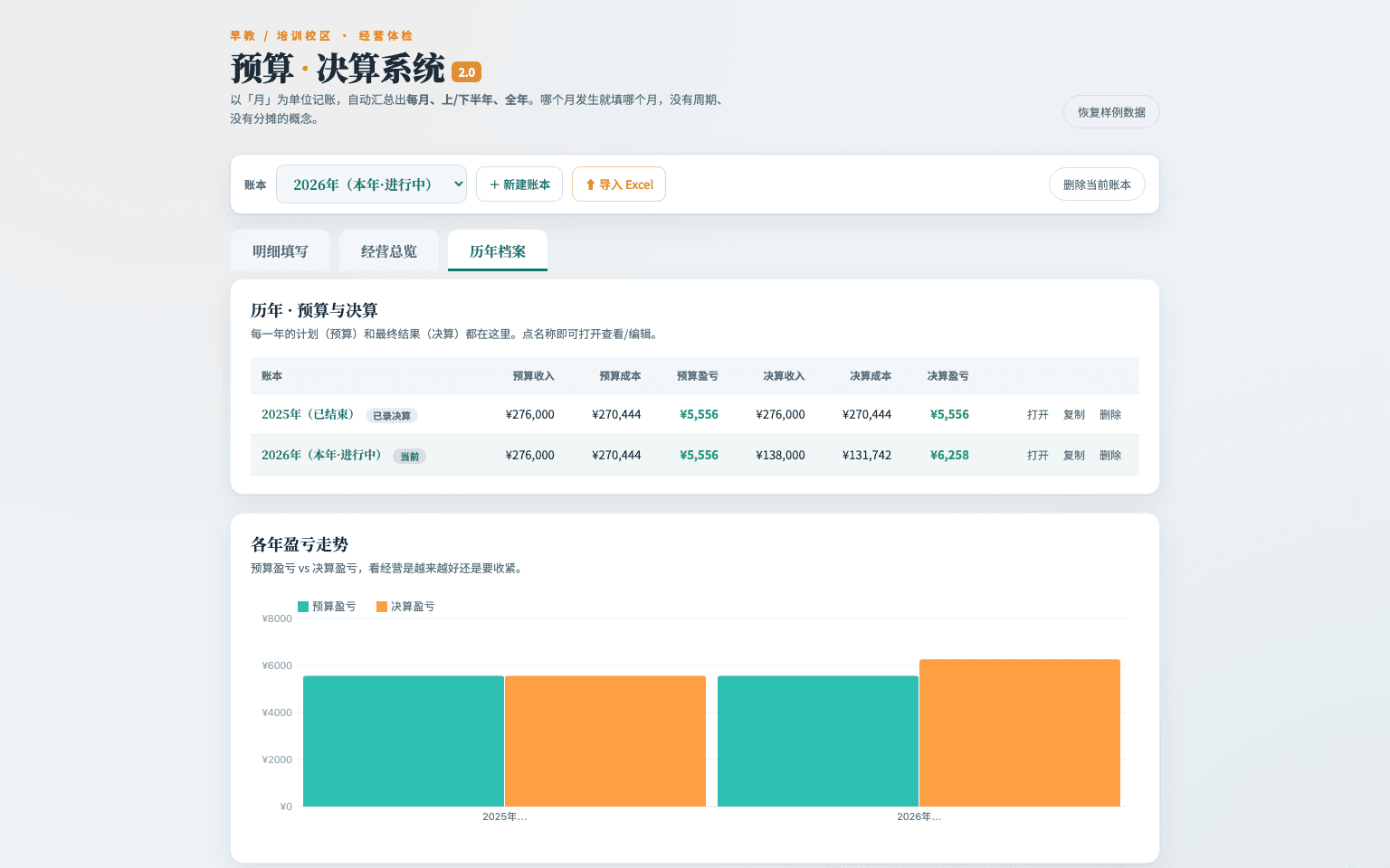 Suandeqing Budget Ledger Screenshots