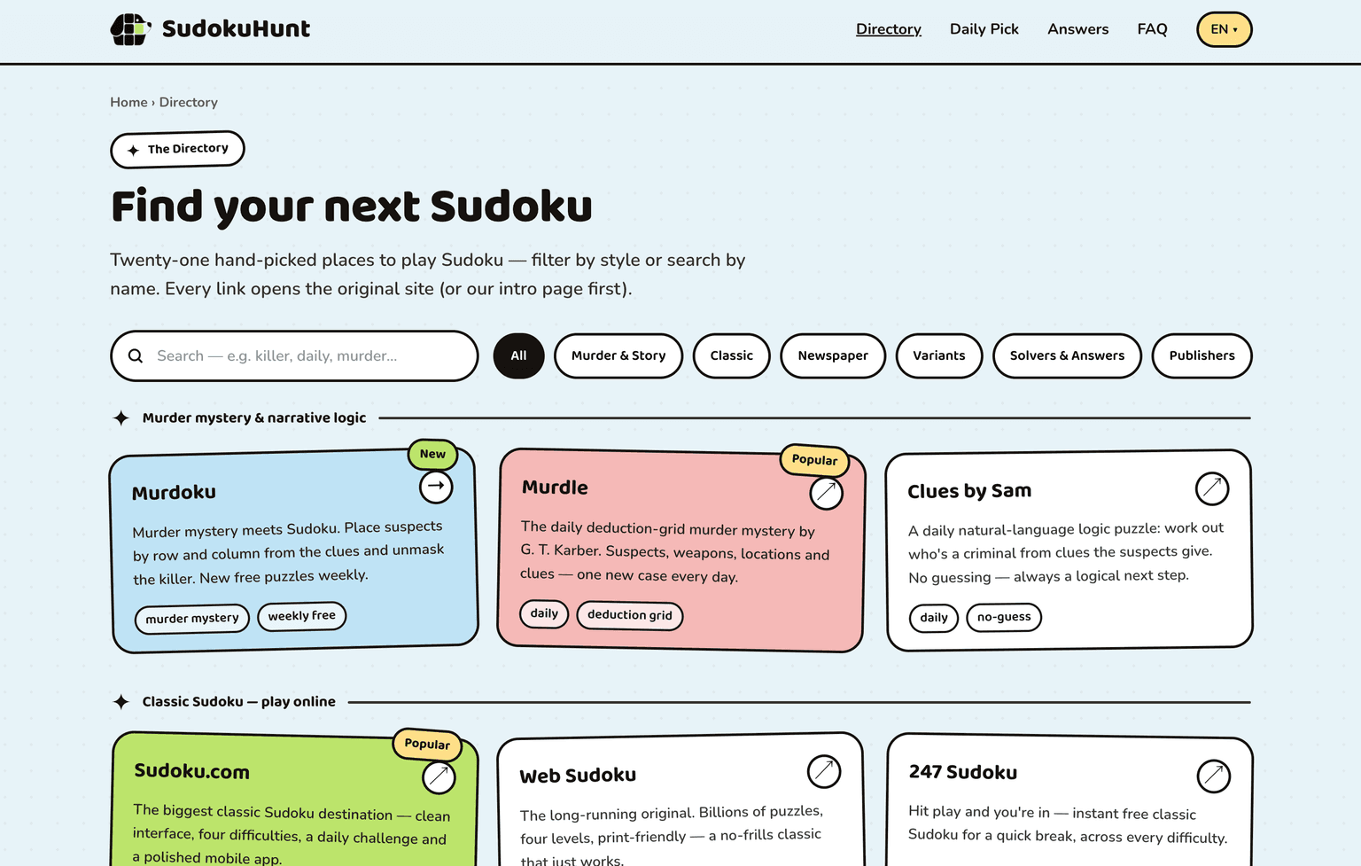 SudokuHunt 数独导航 产品截图